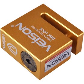 تصویر قفل دیسکی VEISON مدل DX4 ORANGE 