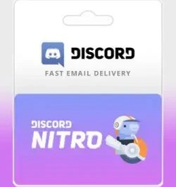 تصویر اشتراک نیترو دیسکورد گلوبال - Discord Nitro Gift Card Global Discord Nitro Gift Card - Global