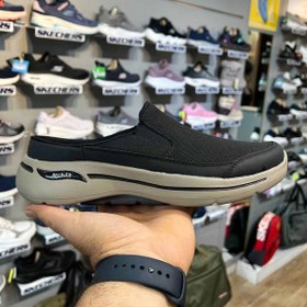 تصویر کفش مردانه بدون پشت اسکچرز skechers 216253-blk 