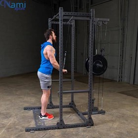 تصویر رک اسکات سیم کش دار Wire squat rack NS2003 