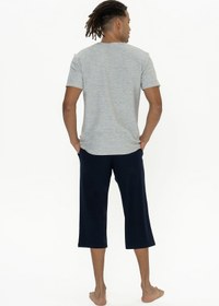 تصویر پیژامه و لباس خواب مردانه خاکستری یو اس پولو | USP18887 اورجینال 