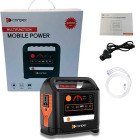 تصویر پاور استیشن کانپکس مدل TW-BK-009 ظرفیت ۶۰۰۰۰ میلی آمپر ساعت ۳۰۰ وات 