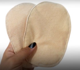تصویر پد عرق گیر زیر بغل پارچه ای جود آرت - کوچک / بند نگه دارنده Fabric sweat pad