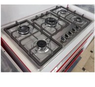 تصویر اجاق گاز صفحه ای 5 شعله استیل برند پارس سوار ترمو کوبل دار کپی PARS