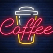 تصویر تابلو نئون Coffee لیوانی 