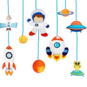 تصویر ریسه آویز فضانورد 