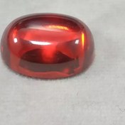 تصویر لعل هندی قرمز خوشرنگ سایز درشت وزن44.6 قیراط معادل8.92 گرم 