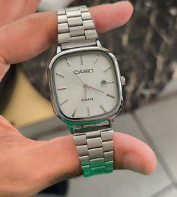 تصویر ساعت زنانه کاسیو مربع،ساعت مچی زنانه مربعی Casio - سیلور Casio