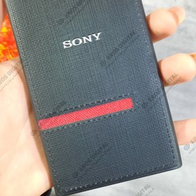 تصویر گارد گوشی Sony Xperia L1 ژله ای پشت پارچه ای لوگو سیلور 