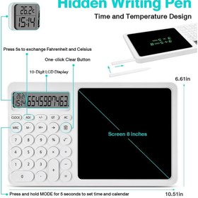 تصویر ماشین حساب Calculator LCD Writing Tablet 