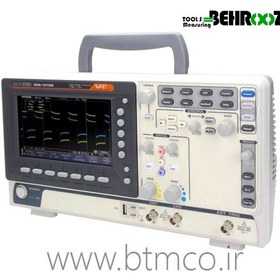 تصویر اسیلوسکوپ دیجیتالی جی پی اس لیمیتد مدل GPS-1072B رنج 70 مگاهرتز دو کاناله Digital Oscilloscope GPS Ltd. Model GPS-1072B 70MHZ 2Channels