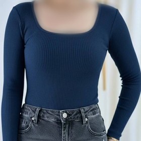 تصویر بلوز بیسیک یقه خشتی عمده (پک 6 عددی) 
