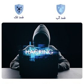 تصویر اسکین(برچسب) لپتاپ به همراه استکیر کیبورد و تاچ پد-طرح هکر(Hacker)-کد33-سفارشی 