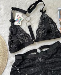 تصویر لباس خواب فانتزی - فقط مشکی lingerie