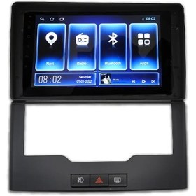 تصویر قاب مانیتور خودرو پراید 111 سایز 9 اینچ همراه با کن باس PRIDE 111 CAR MONITOR FRAME