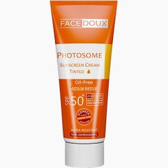 تصویر کرم ضد آفتاب فیس دوکس سری فتوزوم رنگ بژ متوسط 40 میلی ‎لیتر-Facedoux Photosome Medium Beige Sunscreen 40ml 