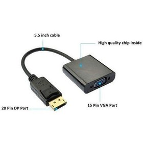 تصویر مبدل DP به VGA DP To VGA Converter