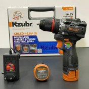 تصویر دریل و پیچ گوشتی شارژی 16.8 ولت زوبر مدل 16.8v (تمام صنعتی) kZuber cordless drill and screwdriver model 16.8