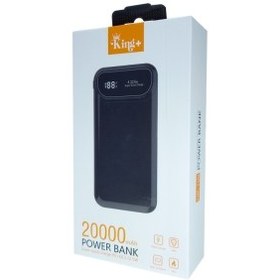 تصویر پاوربانک اورجینال 20000 کینگ پلاس مدل HK-100 توربوشارژ King+ hk-100 power bank