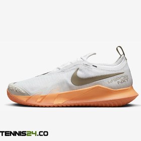 تصویر کفش تنیس مردانه نایک Nike Court React Vapor NXT- سفید/نارنجی 