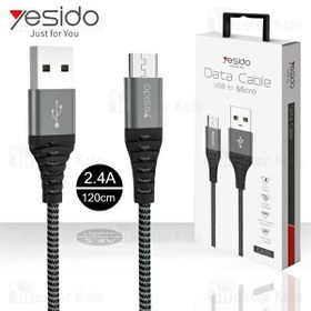 تصویر کابل میکرو یو اس بی یسیدو Yesido CA32 Cable توان 2.4 آمپر و طول 1.2 متر 