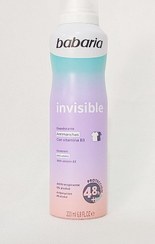 تصویر اسپری ضد تعریق باباریا مدل اینویزیبل ماندگاری 48 ساعت | babaria invisible 200 ml 