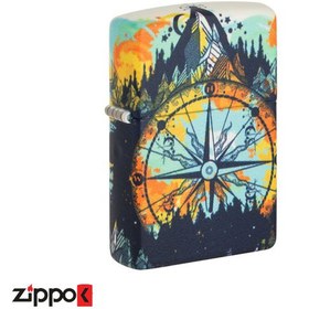 تصویر فندک زیپو مدل 49805 | قطب نما 