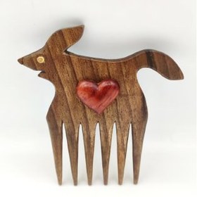 تصویر شانه چوبی 