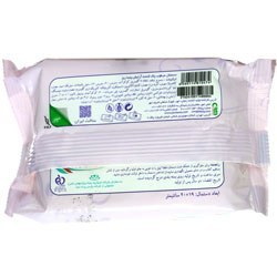 تصویر دستمال مرطوب پاک کننده آرایش پنبه ریز (Panberes) حاوی عصاره کالندولا بسته 20 عددی شوینده پنبه ریز