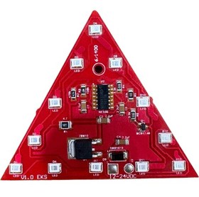 تصویر فلاشر قرمز مثلثی 