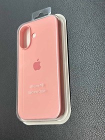 تصویر گارد آیفون ۱۶ رنگ صورتی مدل سیلیکونی اورجینال Guard iphone 16 pink model silicone