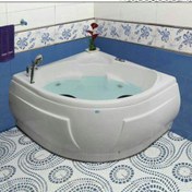 تصویر وان حمام دریا وان مدل المیرا ابعاد ۱۲۰ در ۱۲۰ فایبرگلاس ضد باکتری 