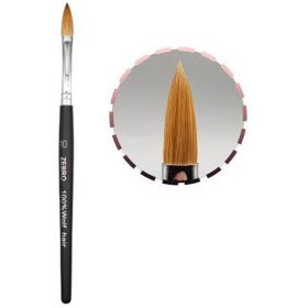 تصویر قلم کاشت ناخن زبرو سر اشکی با موی طبیعی سمور 