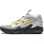 تصویر کفش بسکتبال پوما MB.03 رنگ طوسی زرد 