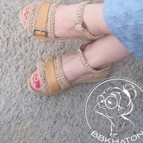 تصویر صندل زنانه رافیا 