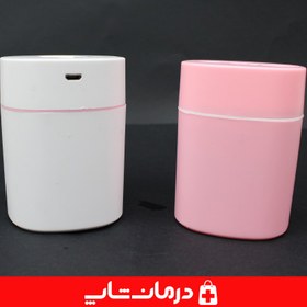 تصویر بخور سرد و رطوبت ساز کوچک رنگ سفید بی صدا چراغدار humidifire 200 mil 