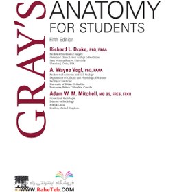 تصویر Gray’s Anatomy for Students 5th Edition 2024آناتومی گری 2024 ویرایش پنجم 