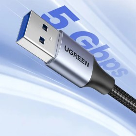 تصویر کابل افزایش USB3 برند UGREEN-10497 ( 2M + مشکی ) 