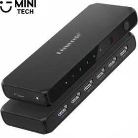 تصویر سوئیچ 5 پورت HDMI 4K مدل Lemorele G96 