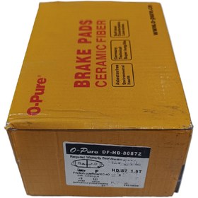 تصویر لنت ترمز جلو BYD S6 - KMC K7 سرامیکی برند اوپیور ژاپنی PF034 O-PURE BRAKE PADS