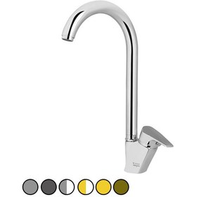 تصویر شیر ظرفشویی طوفان فلز مدل ملانی Tofan Felez Sink Faucet Melani Model