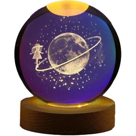 تصویر گوی کریستالی قطر 8سانت 