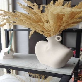 تصویر گل قمیش (دسته حجمی) رنگ طبیعی