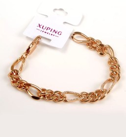 تصویر دستبند زنانه طلایی ژوپینگ کد 517 