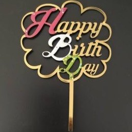 تصویر تاپر کیک هپی رزینی کدR6 