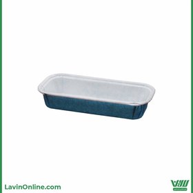 تصویر کپسول مافین مستطیل آبی 