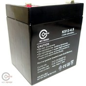 تصویر باتری شارژی 12 ولت 4.5 آمپر کی پاور 