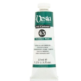 تصویر رنگ روغن وستا (Vesta) مدل Viridian Hue 43 حجم 37 میلی لیتر رنگ روغن متفرقه مدل رنگ روغن وستا (Vesta) مدل Viridian Hue 43