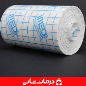 تصویر چسب حصیری کی ام km سایز 10x10 چسب ضد حساسیت non woven 