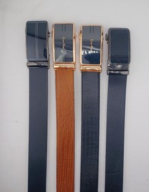تصویر کمربند ریلی چرم طبیعی کد p22 
